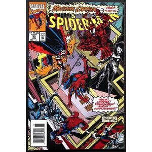 Spider Man #35 Maximum Carnage Part 4 Comic Book 1993 Venom 1st cover app Shriek